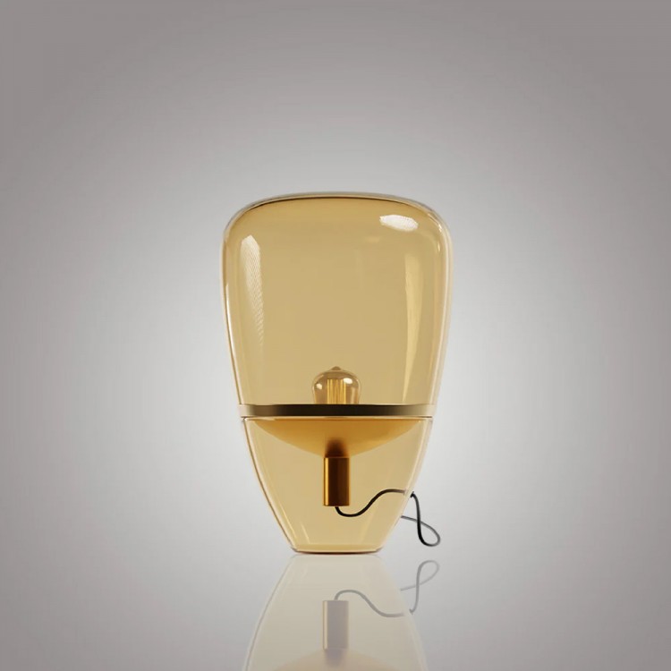 Fungi Amber Masa Lambası